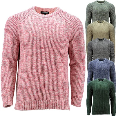 ZARA Mens Jumpers Pullover Crew Neck Regular Fit Heavy Knitted Soft Winter Sweat