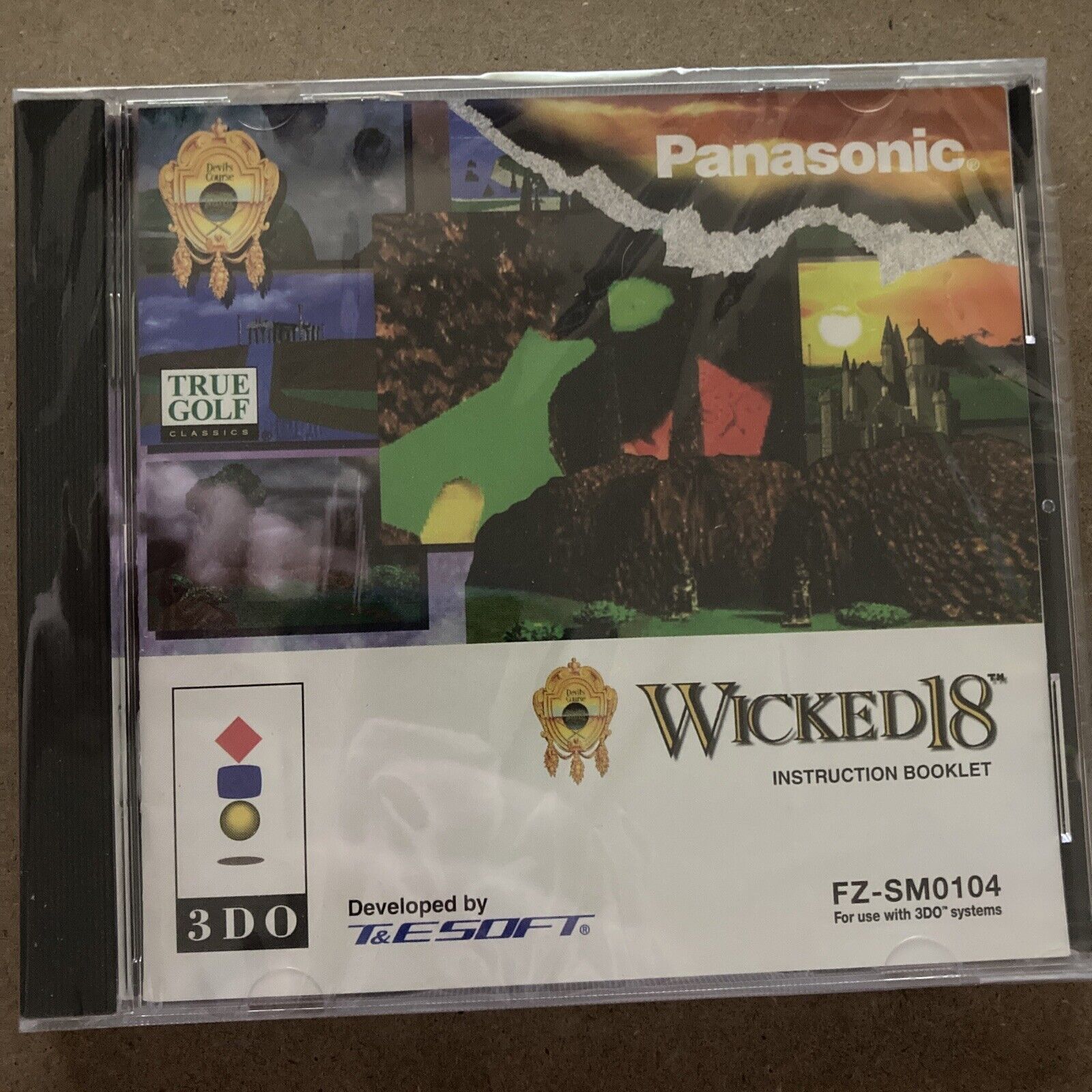 NEW Wicked 18 (3DO, 1994) Golf FACTORY SEALED
