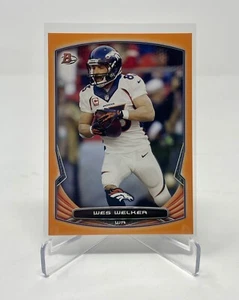 2014 Bowman - Orange #39 Wes Welker /50 Denver Broncos - Picture 1 of 2