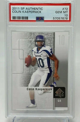 2011 Colin Kaepernick  #72 Rookie Card - PSA 10 - Image 1 of 4