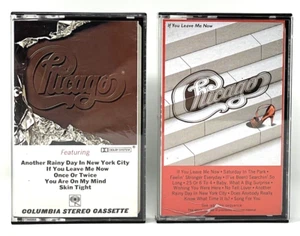 2 Chicago Cassette Tapes - "Chicago X" & "If You Leave Me Now" - Picture 1 of 4