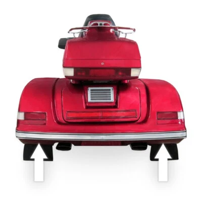 Tapicería de parachoques cromada para Honda Goldwing 1500 California conversión de triciclo lateral Foto 1 de 4