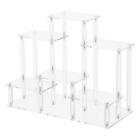 Transparent Display Stand Clear Tabletop Acrylic Riser  Table Decorations
