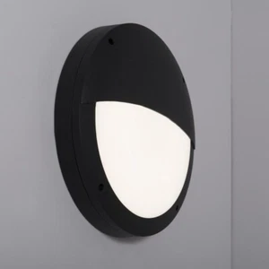 Lampada da parete led alluminio pressofuso 18 W IP65 palpebra slimline illuminazione paratia - Foto 1 di 9