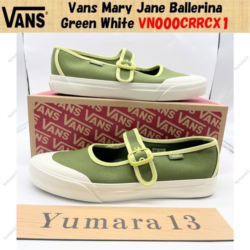 Vans Mary Jane ballerina verde bianco VN000CRRCX1 taglia uomo