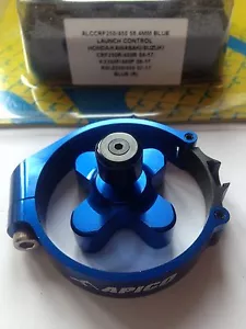 KAWASAKI KXF 250 KXF 450 2006-2024 APICO CONTROLLO LANCIO DISPOSITIVO HOLESHOT BLU - Foto 1 di 1