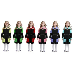 Kids Girls Sweatsuit Performance Coat And Shorts Fancy Jacket With Bottoms Fun - Picture 1 of 68