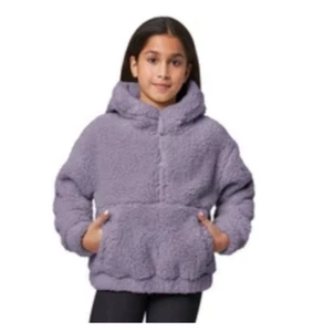 Girls Youth 1/2 Zip Fleece Sherpa Pullover Shirt Sizes & Colors NEW Mondetta - Picture 1 of 17