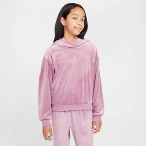 NIKE NSW COZY GIRL SWEATSHIRT - PINK - FZ5588-523 - Picture 1 of 1