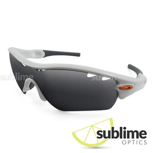 Black Iridium Polarized Replacement lenses for Oakley Radar path vented - Picture 1 of 3