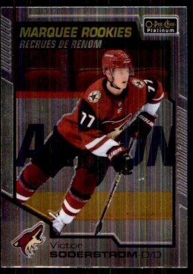 2020-21 O-Pee-Chee Platinum Victor Soderstrom RC Arizona Coyotes #155 - Image 1 of 2