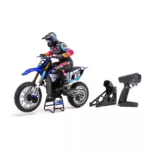 NEW Losi LOS06000T2 1/4 Promoto-MX Motorcycle RTR, FXR Blue FREE US SHIP - Picture 1 of 12
