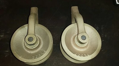  BRONCE VELA PESCA POLEA BLOQUE VELA REMOLCADOR BARCO?????? Foto 1 de 4