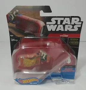 Rey's Speeder Nave Jakku, Hot Wheels Die-Cast, Star Wars Il Risveglio della Forza - Foto 1 di 3