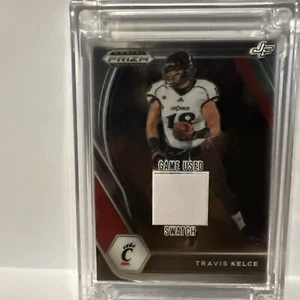 Travis Kelce 2022 Jersey Fusion 2020 Panini Prizm Draft Picks Game Used Swatch🔥 - Picture 1 of 6
