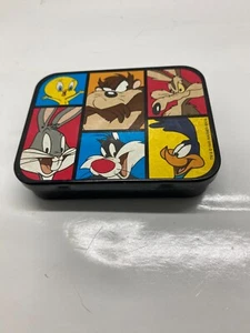Rare Vintage Metal Looney Tunes Case Case Only Collectible and In Good Shape - Picture 1 of 4
