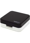 Travel Contact Lens Case Box with Mirror - Black
