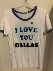 Junk Food I Love Dallas Woman's XS Vintage Style NBA Shirt - Picture 1 of 4
