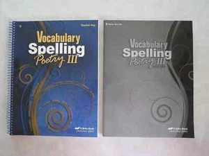 A Beka Vocabulary Spelling Poetry III Teacher Key Quiz Key CURRENT - Bild 1 von 1