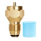Brass Material Camping Cylinder Tank Coupler Durable Useful Yellow Nice