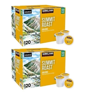 Kirkland Signature Coffee Organic Summit Roast K-Cup Pod 120-count 2 Boxes - Picture 1 of 4