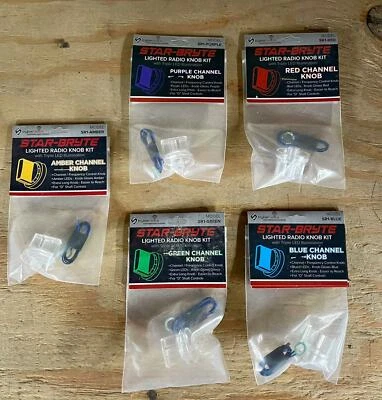 Stryker SR1 StarBryte Lighted Channel Radio Knob Kit Triple LED illumination NEW - Image 1 of 4