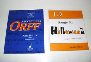 Orff Collection, 13 Songs For Halloween AC-100 & Discovering Orff - Picture 1 of 8