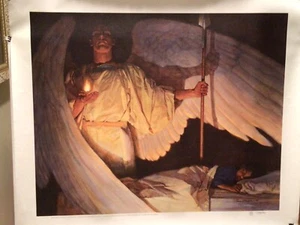 Tela firmata Thomas Blackshear II Master Peace Collection Osservatori nella notte - Foto 1 di 4