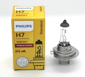 2pcs 12972C1 PX26d H7 12V55W halogen premium PHILIPS automotive lighting - Foto 1 di 4