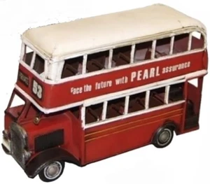 Modellino Bus London a Due Piani History Metallo Collezione Vintage R5703 - Foto 1 di 1