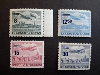 sellos Checoslovaquia 1946 MNH Foto 1 de 2