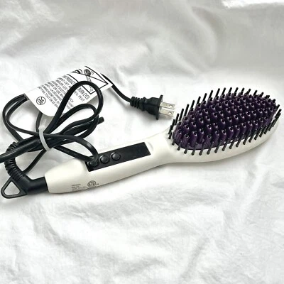 INStyler Straight UP Ceramic Heated Hair Brush Model 00484 Tested Works - Image 1 of 4