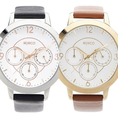 NEW MIMCO Methodica Timepeace Wrist Sports Watch Leather Strap Box Tags - image 1 of 4