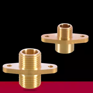Latón exterior/interior accesorio roscado brida conector de tubo conexión 1/2 3/4 pulgadas - Imagen 1 de 17