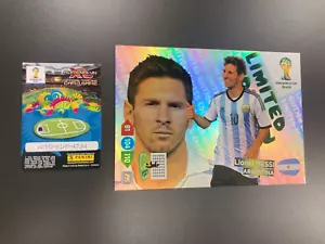 MESSI ADRENALYN WORLD CUP 2014 XXL LIMITED RARE CARD - Imagen 1 de 2