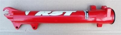 RST HIGH 5 FIVE - L/H - FORK LEG LOWERS SLIDER - DISC & RIM BRAKES - RED ALLOY - Image 1 of 2