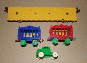 American Flyer Trains Circus Flat Car #643 Original Cages and Truck - Picture 1 of 9