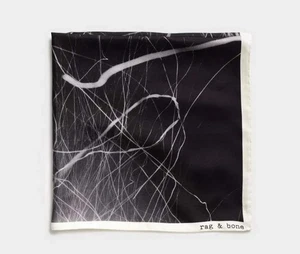 Rag & Bone Archive Bandana Fire Cracker Print Square Scarf NEU - Bild 1 von 4
