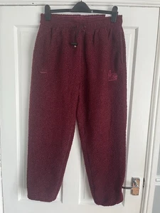 Nike NSW gefütterte winterliche Herren Jogginghose Hose Wärme Winter kalt Rote Beete Größe S - Bild 1 von 10