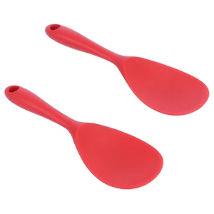 2 Pezzi Cucchiaio di Riso Resistente alle Alte Temperature Servizio Cucchiai Scoop Mestolo - Foto 1 di 12