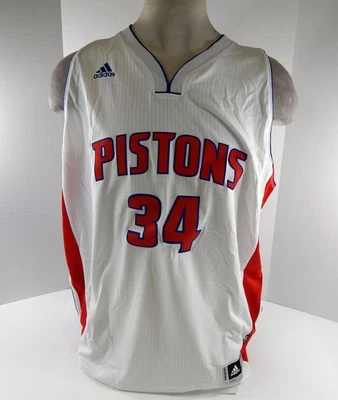 2016 Мужская футболка Detroit Pistons Tobias Harris No34 Swingman белая Adidas новая с ценниками 2XL0 - Изображение 1 из 4