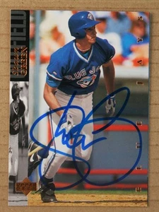 AUTOGRAPHED - Shawn Green Upper Deck #493 Toronto Blue Jays 1994 - Picture 1 of 2
