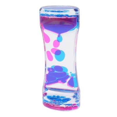 Liquid Motion Bubbler Timer Calming Relaxing Desk Sensory Toy Drop Oil New~ - Image 1 of 4