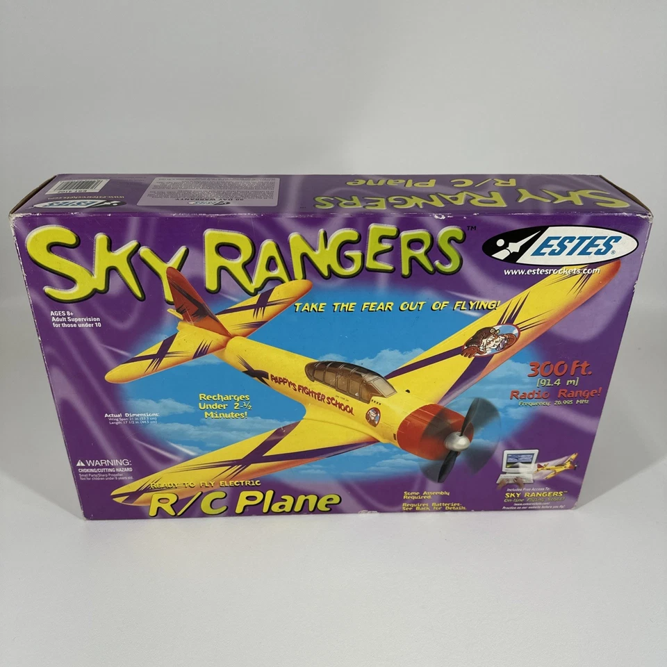 Nuevo avión de radiocontrol Estes Sky Rangers 2002 de colección 4102 Pappy's Fighter Foto 1 de 4