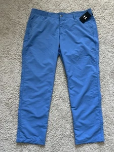 Under Armour Match Play Tapered Golf Pants Mens Size 40/30 Blue 1342264-488 NWT - Picture 1 of 6