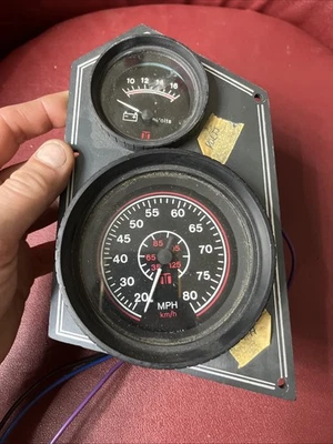 ￼ Vintage Speedometer, And Volt Gauge - Image 1 of 4