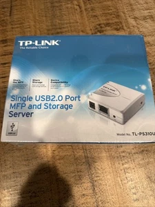 TP-LINK TL-PS310U Serveur d'impression et de stockage multifonction port unique USB2.0, prend en charge 4-po - Photo 1/3