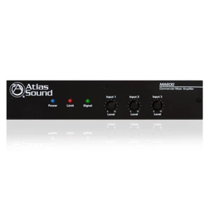 Atlas Sound MA60G 3-Input 60-Watt Mixer Amplifier with Global Power Supply - Picture 1 of 2