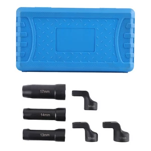 6pcs Egt Sensor Socket Set, Straight & Offset 13mm 14mm 17mm 3/8" Drive - Picture 1 of 12