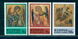 1976 Christmas,Archangel Michael,Gabriel,Christ's Birth,Cyprus,461 ,MNH - Picture 1 of 1